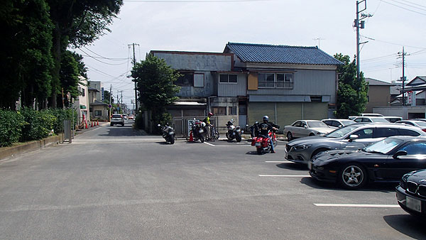 鹿島神宮のバイク用駐車スペース