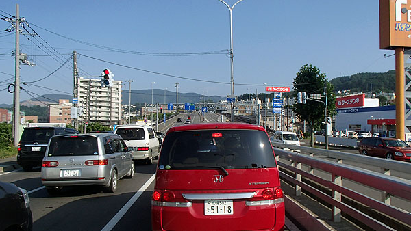 小樽から高速道路を利用