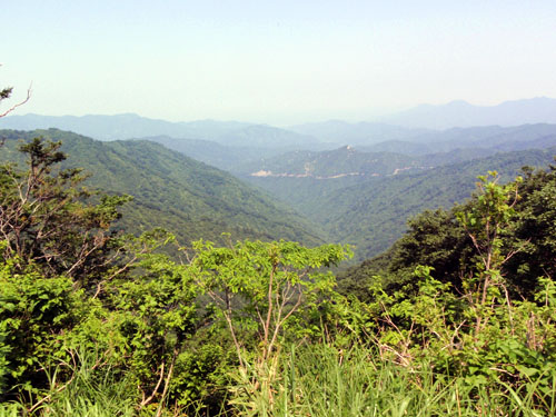 枝折峠からの風景