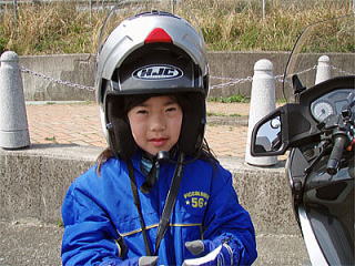 子供のバイク用ヘルメット