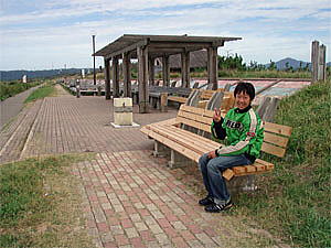 世界一長いベンチ