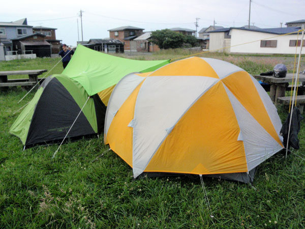 大間崎の無料キャンプサイト