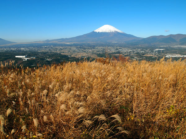 足柄峠（誓いの丘）からの富士山の眺め